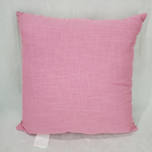 Bunny 🐰 pillow Beaded Rabbit Easter Throw Toss Accent Pink Floral Shabby Chic - Picture 3 of 10